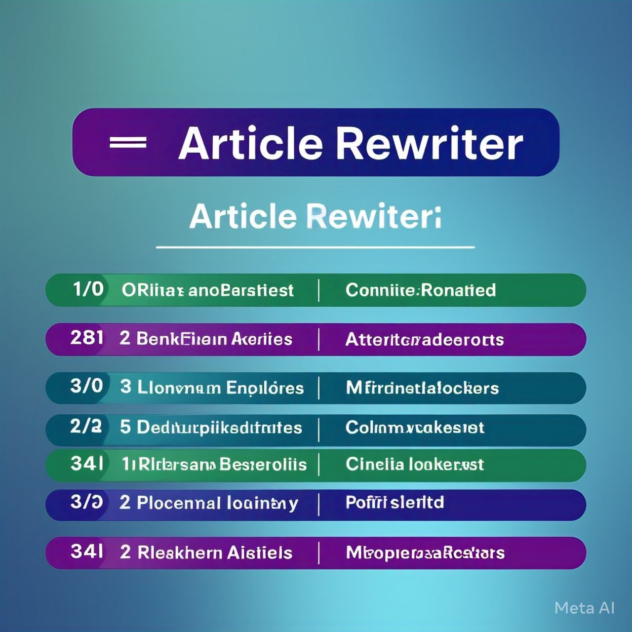 Article Rewriter